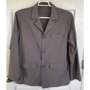 COOFANDY Men’s Casual Lightweight Blazer Size L Sport Coat Linen Cotton Modern